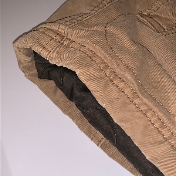 Levi's Insulated Rugged Khaki Insulated Zip-Up Work Casual Jacket L Distressed - Picture 16 of 16